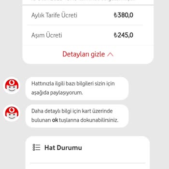 Vodafone Paket Aşımı Şoku
