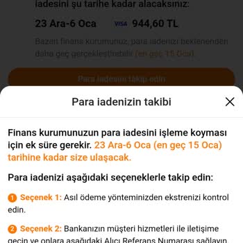 Temu'dan Yapılan İade İşleminin Gecikmesi Ve İletişim Sorunları