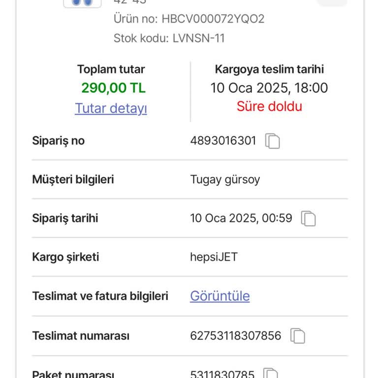Hepsijet Kargo Alımı Sorunu Ve Müşteri Hizmetleri Yetersizliği