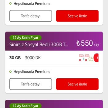 Vodafone Paketlerinde Fiyat Artışı Ve İçerik Sorunu