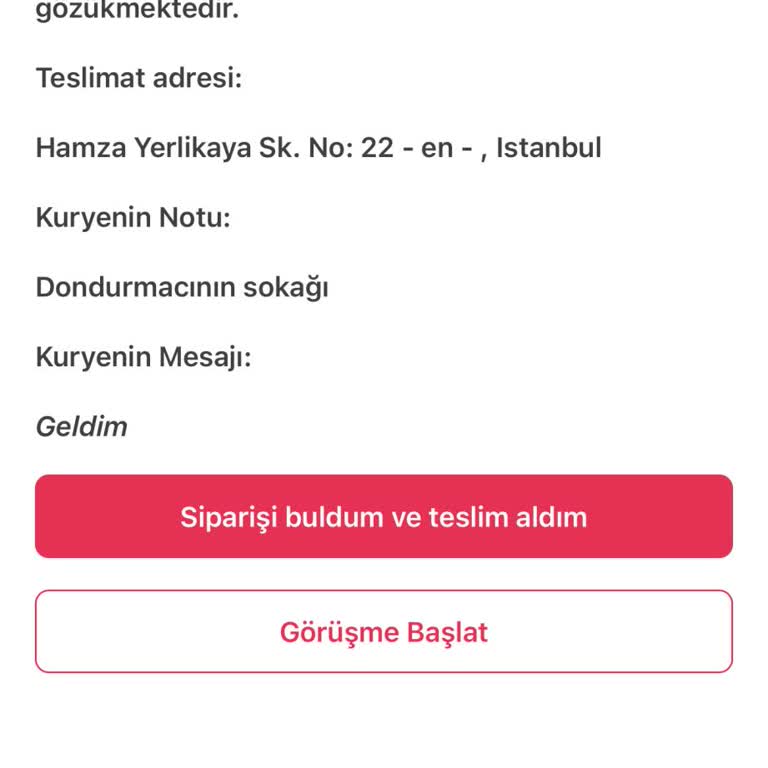 Yanlış Adrese Teslimat Ve Sorumsuzluk