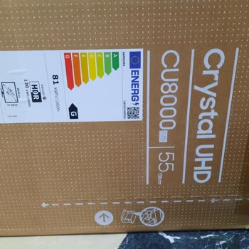 Yeni Samsung TV'de Kırık Ve Işık Sızması Sorunu