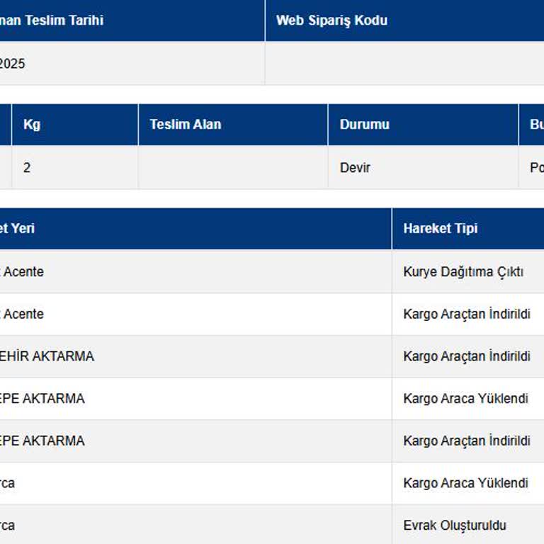 Kayıp Kargo: Doğum Günü Hediyesi Teslim Edilmedi