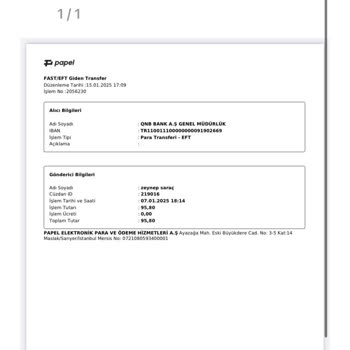 Para Transferi Sorunu Ve Yetersiz Müşteri Hizmeti