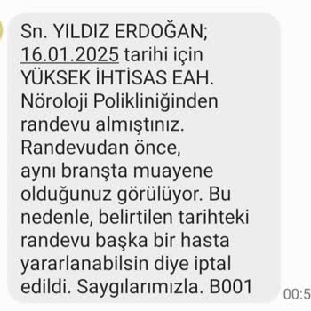 İptal Edilen Randevu Mağduriyeti