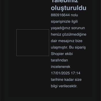 İade Sürecinde İletişim Sorunu