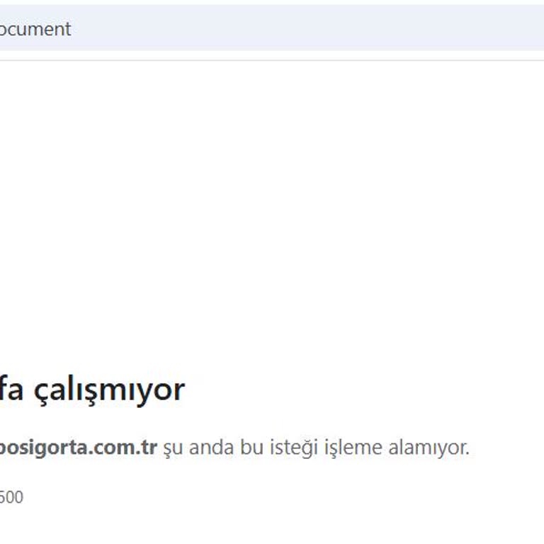 Sompo Sigorta Beden Hasar Başvuru Sürecindeki Teknik Sorunlar