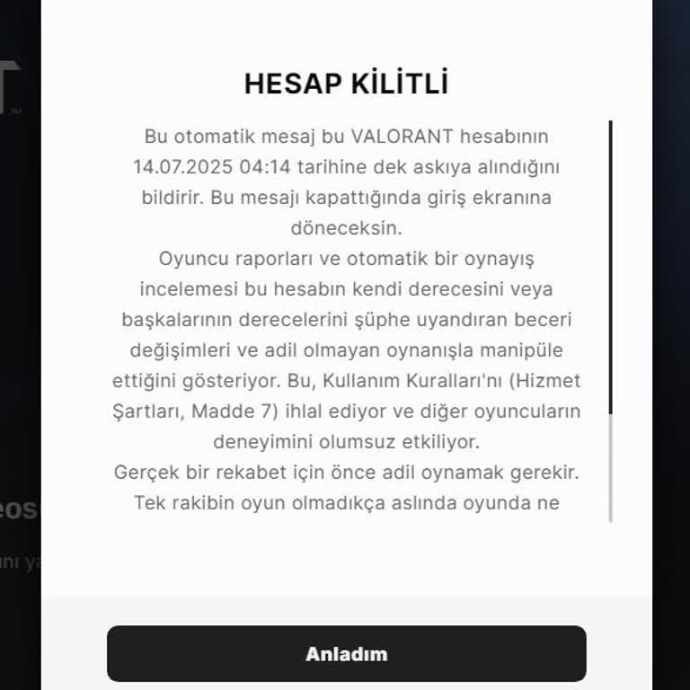 Haksız Yasaklamalarla Mücadele: Riot Games'e Sesleniş