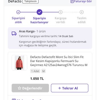 Kargoya Verilmeyen Ürün Mağduriyeti