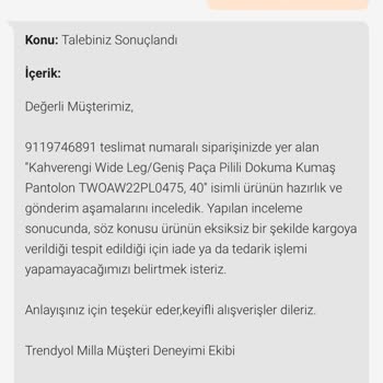 Eksik Ürün Ve Yetersiz Destek