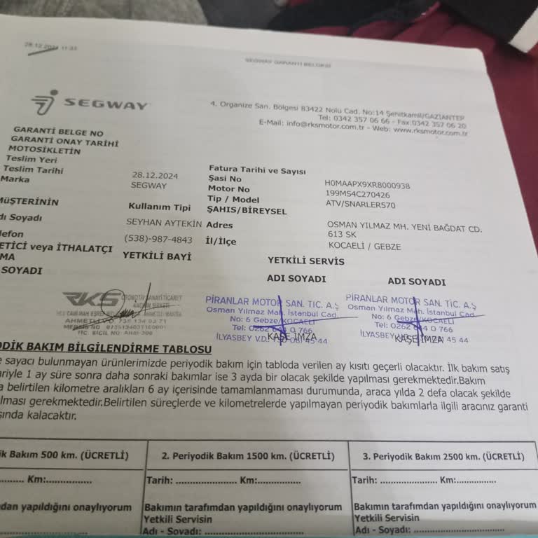 Fabrika Hatası Ve İlgisizlikle Gelen Mağduriyet