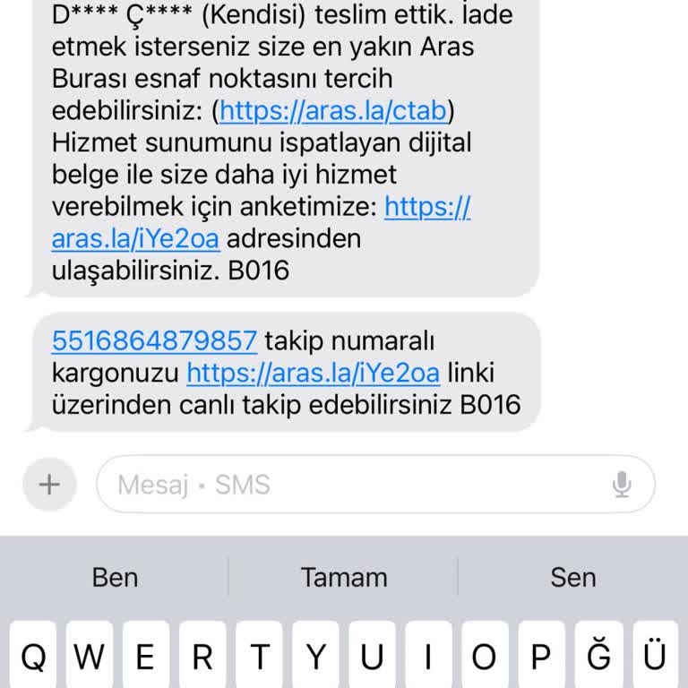 Teslim Edilmeyen Kargo Şikayeti