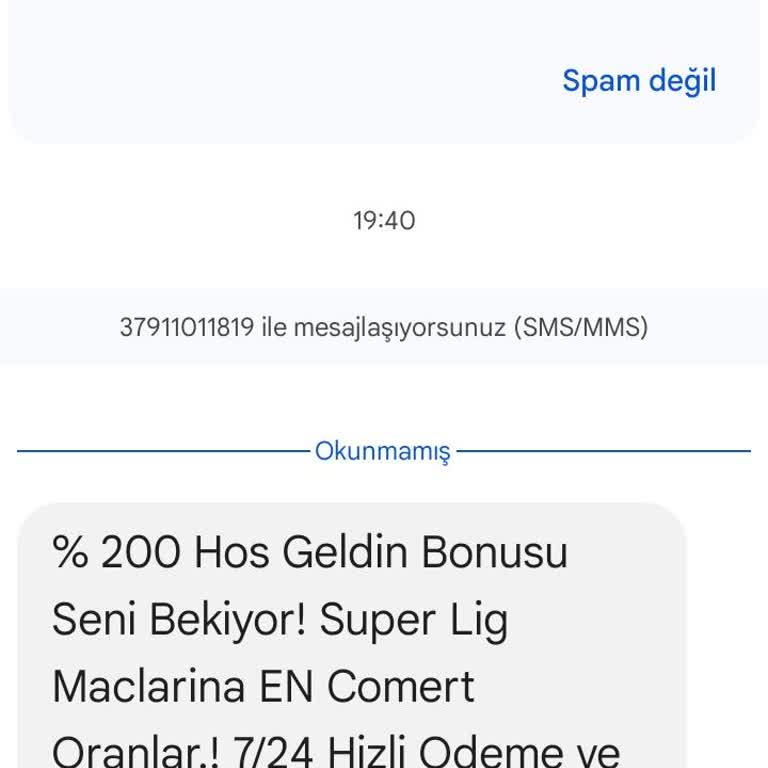 Superbetin Sürekli SMS Rahatsızlığı
