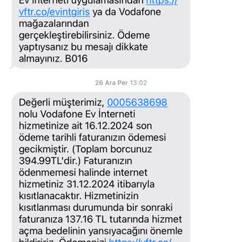 Vodafone'da Çözümsüzlük Ve İletişim Sorunları