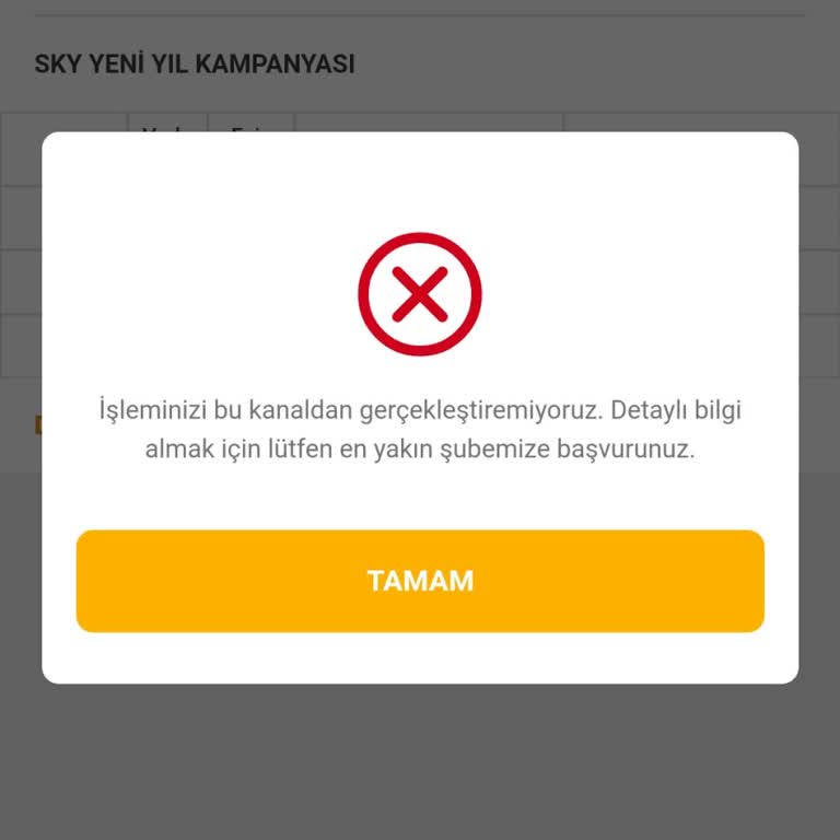 VakıfBank Mobil Şube Kredi Çekme Sorunu