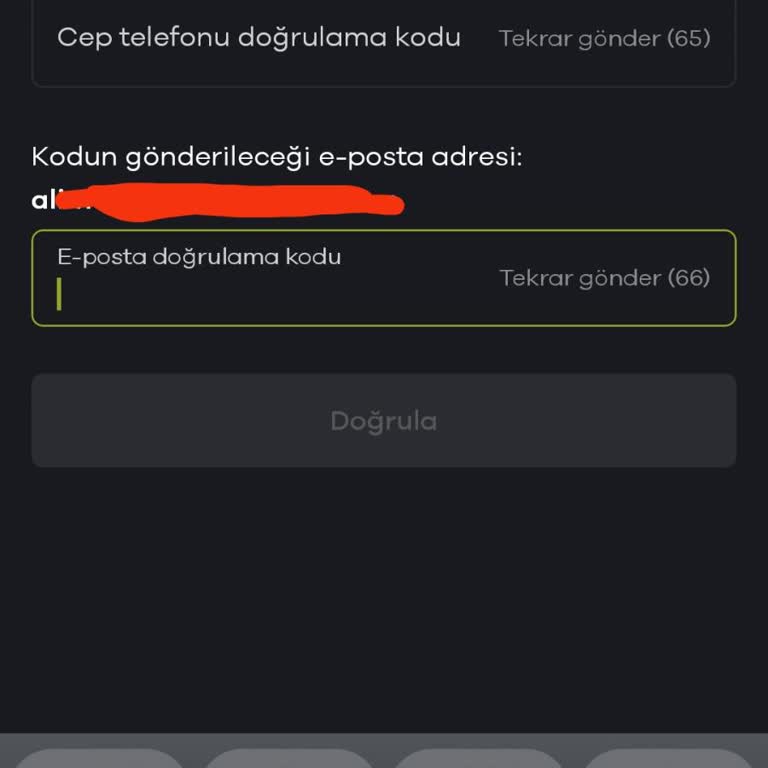 Paribu Uygulamasında Onay Kodu Sorunu