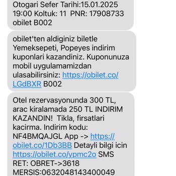 Sallanan Koltuk Ve Çözüm Üretemeyen Müşteri Hizmetleri