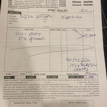 Ek Garanti Sorunu Ve Fatura İşlemi Hatası