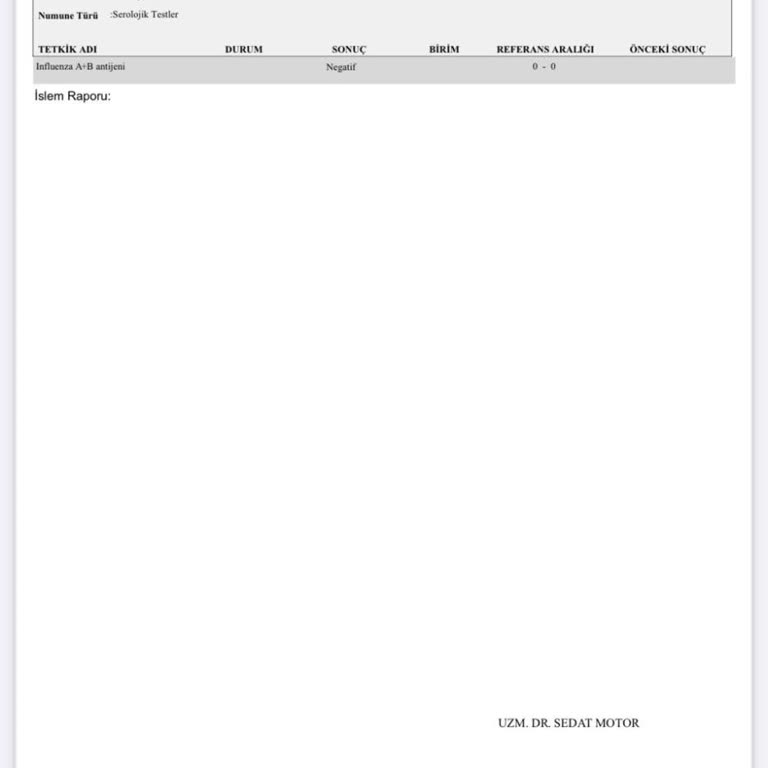 Yanlış Test Sonucu İle Geciken Tedavi