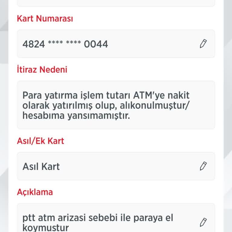 PTT ATM Arızası Nedeniyle Mağduriyet