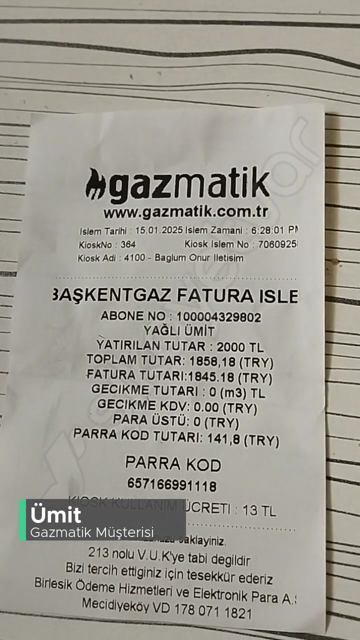 Gazmatik Para İade Sorunu! videonun kapak resmi