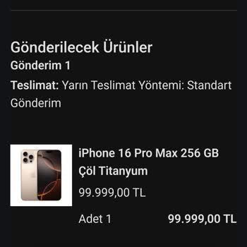 Apple Store Türkiye'den Aldığım İphone 16 Pro Max Teslim Edilmiyor!