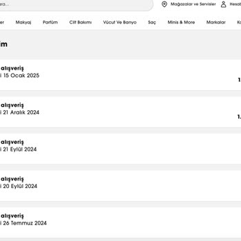 Sephora Alışveriş Puanları Ve Kayıp İşlemler Sorunu