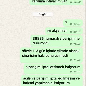 Güvenilmez Sipariş Süreci