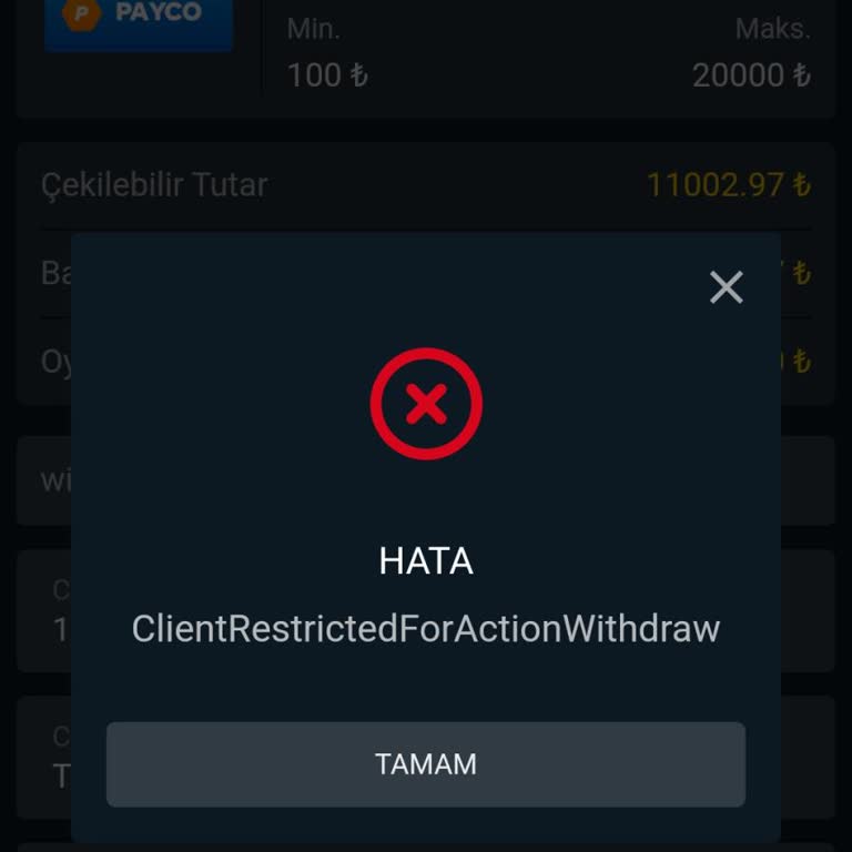 Betnef'te Çekim Sorunu: Kazancınız Kursağınızda Kalmasın