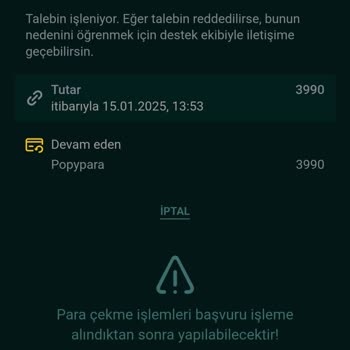 Çekim İşlemlerinde Sürekli Sorun Ve Güven Kaybı