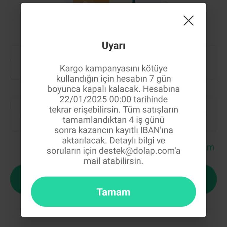 Hatalı Moderasyon Nedeniyle Haksız Hesap Banlaması
