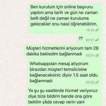 Kumtel Ankastre Set Kurulumunda Müşteri Hizmetleri Çilesi