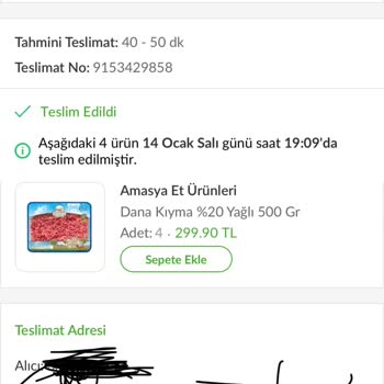 Trendyol'dan Aldığım Kıyma Hayal Kırıklığı Yarattı