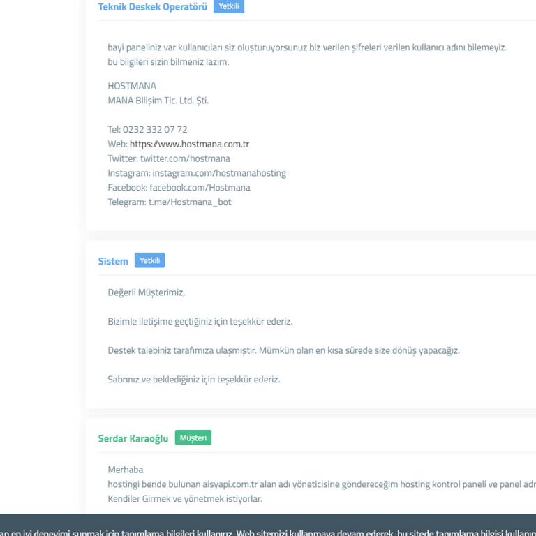 Hostmana Destek: Çözüm Yerine Sorun Yaratıyor