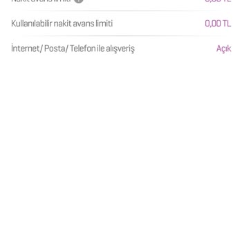 Kredi Kartı Limiti Ve Müşteri Hizmetleri Sorunu