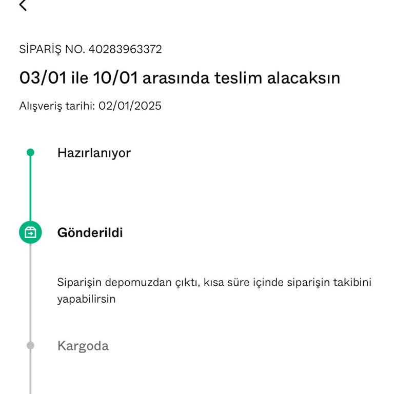 Teslimat Krizi: Siparişim Nerede?