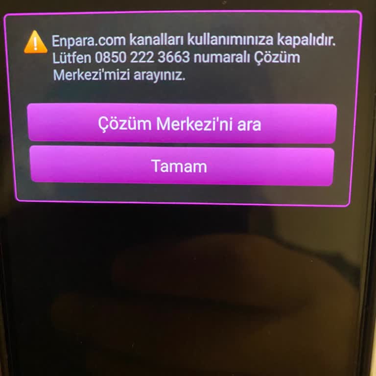Enpara Mobil Şube Blokesi: Haksız Ve Ani Erişim Sorunu