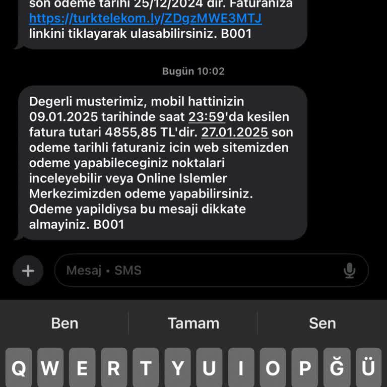 Haksız Fatura Ve Bilgilendirme Eksikliği