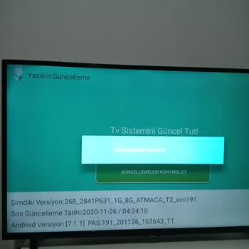 Sunny Televizyon Yazılım Güncelleme Sorunu Ve Uygulama Problemleri