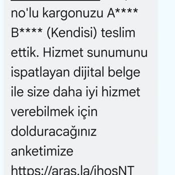 Aras Kargo İle Beşiktaş Dergisi Teslimat Sorunu