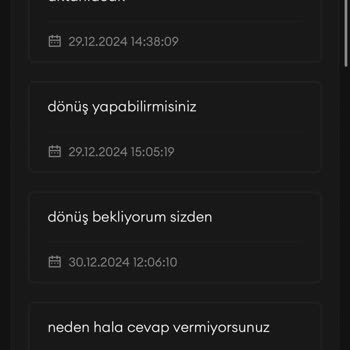 Havale İle Yüklenen Bakiyeye Yanıt Yok