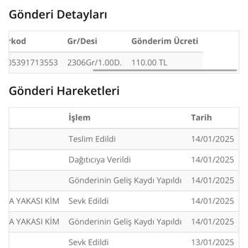 Kayıp Kargo Ve Yanıltıcı Teslimat Bilgisi