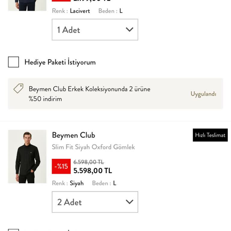 Beymen Sepet İptal Sorunu Alışverişi Engelliyor