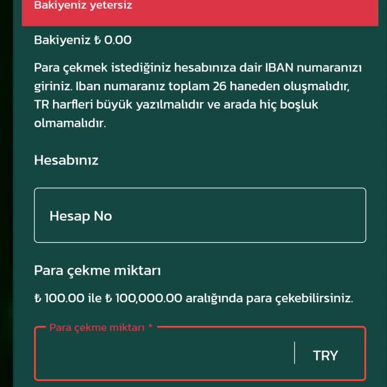 Papara Seçeneği Eksikliği Nedeniyle Para Çekememe Sorunu