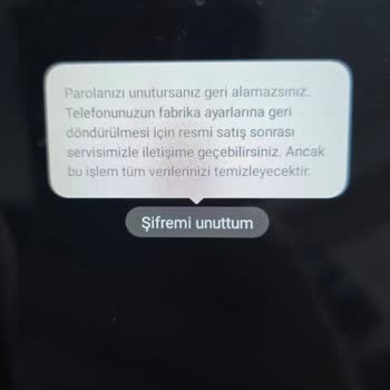Realme C25 Telefonumda Şifre Sorunu