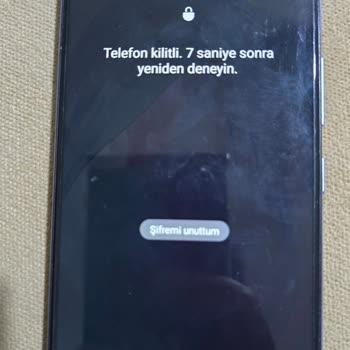 Realme C25 Telefonumda Şifre Sorunu