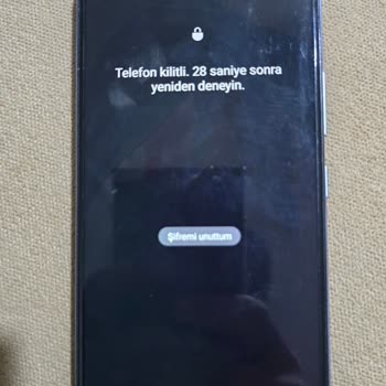 Realme C25 Telefonumda Şifre Sorunu