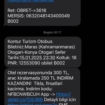 Obilet Ve Kontur Turizm Yüzünden Gecenin Bir Vakti Yolda Kaldım