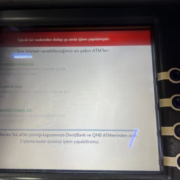 ATM'de Yutulan Para Ve Çözüm Beklentisi