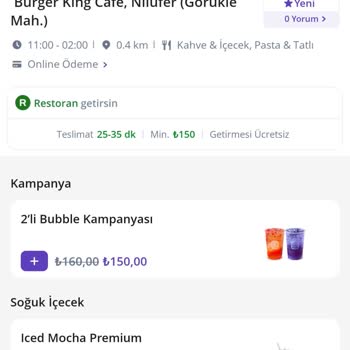 Burger King Getir Kampanyasında Yanıltıcı Uygulama